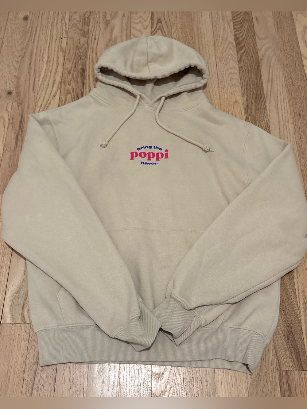 Poppi Flavor Cream Hoodie - Branded Graphic Men’s Sweatshirt